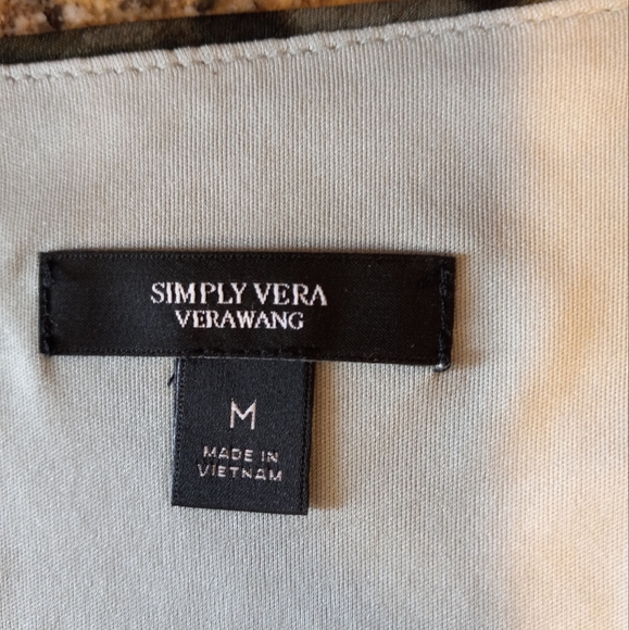 NWOT Simply Vera Vera Wang Camouflage Dress - Picture 4 of 8